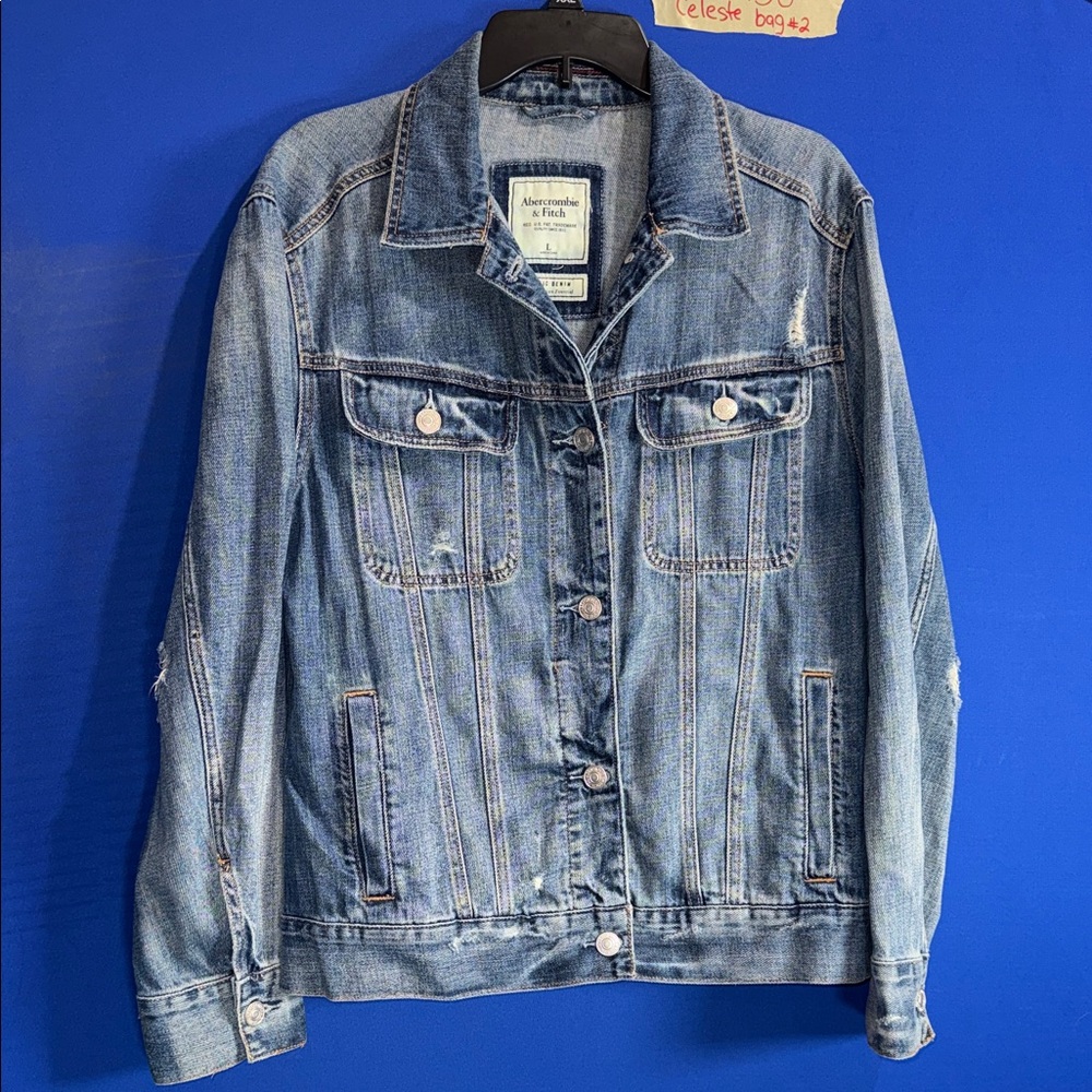 Abercrombie & Fitch Light Blue Jean Jacket